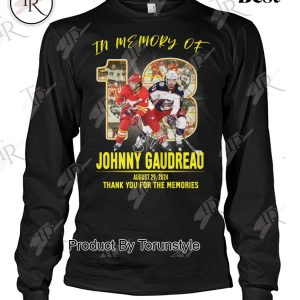 In Memory Of Johnny Gaudreau August 29, 2024 Thank You For The Memories T-Shirt