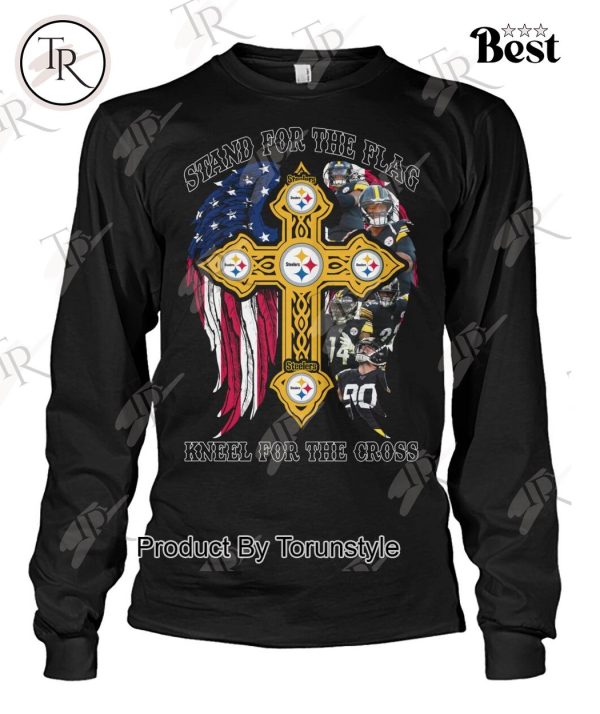 Pittsburgh Steelers Stand For The Flag Kneel For The Cross T-Shirt