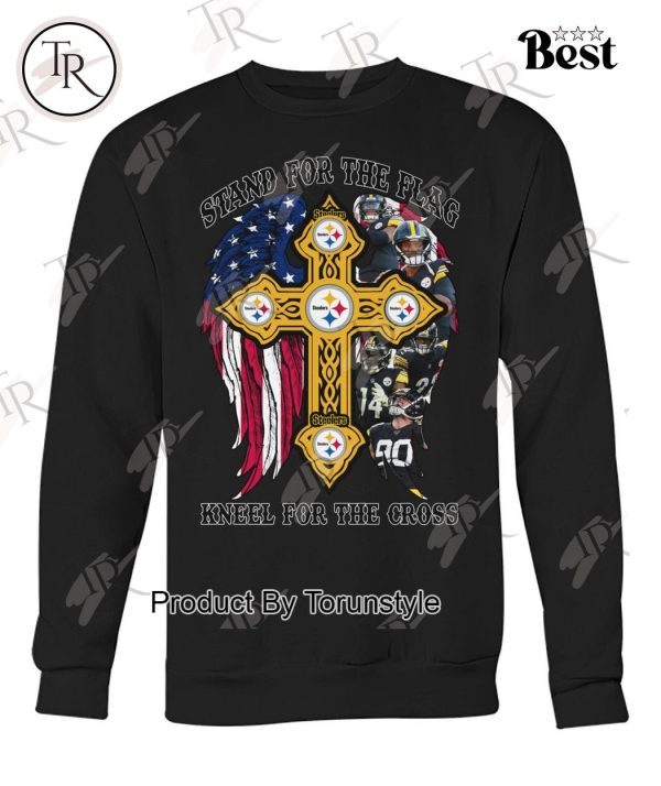 Pittsburgh Steelers Stand For The Flag Kneel For The Cross T-Shirt