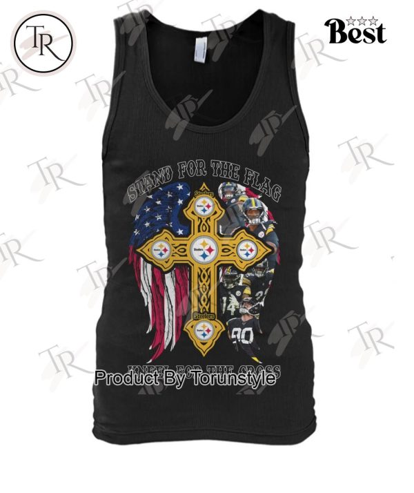 Pittsburgh Steelers Stand For The Flag Kneel For The Cross T-Shirt