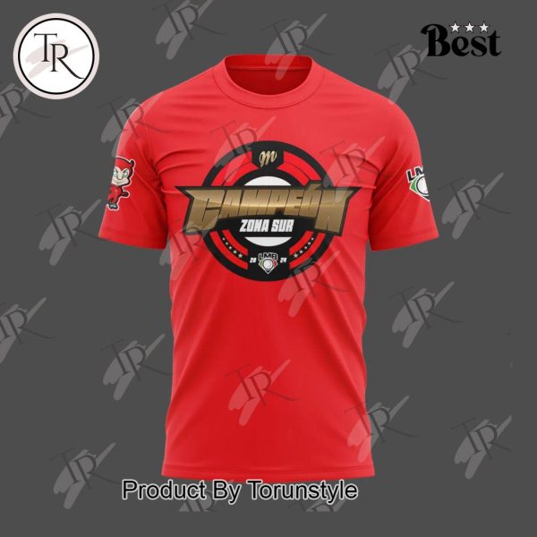 Diablos Rojos del Mexico LMB Campeones Zona Sur T-Shirt – Red