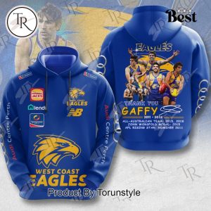 West Coast Eagles x Andrew Gaff Hoodie