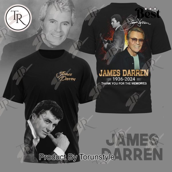 James Darren 1936 – 2024 Thank You For The Memories T-Shirt