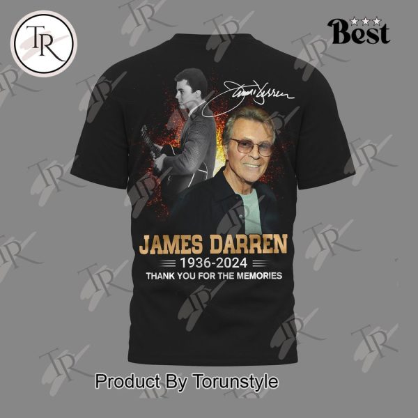 James Darren 1936 – 2024 Thank You For The Memories T-Shirt