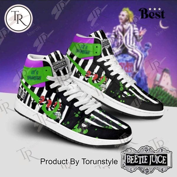 Beetlejuice Beetlejuice It’s Showtime Jordan 1, High Top