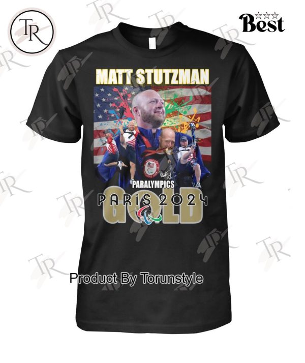 Matt Stutzman Paralympics GOLD Paris 2024 T-Shirt