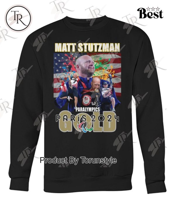 Matt Stutzman Paralympics GOLD Paris 2024 T-Shirt