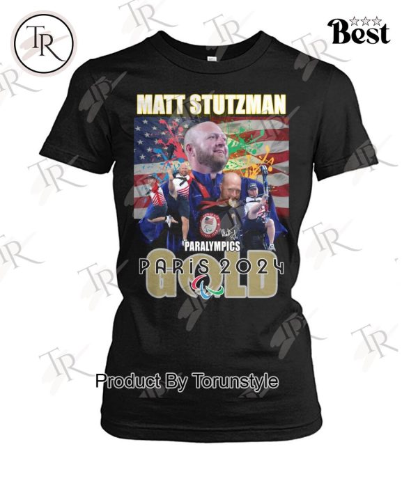 Matt Stutzman Paralympics GOLD Paris 2024 T-Shirt