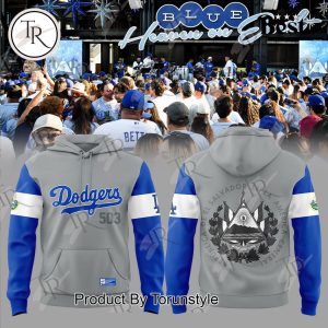 Los Angeles Dodgers Salvadoran Heritage Night Salvador Hoodie, Longpants, Cap