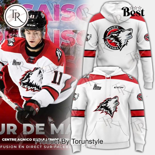 Rouyn-Noranda Huskies 2024 Hoodie, Longpants, Cap – White