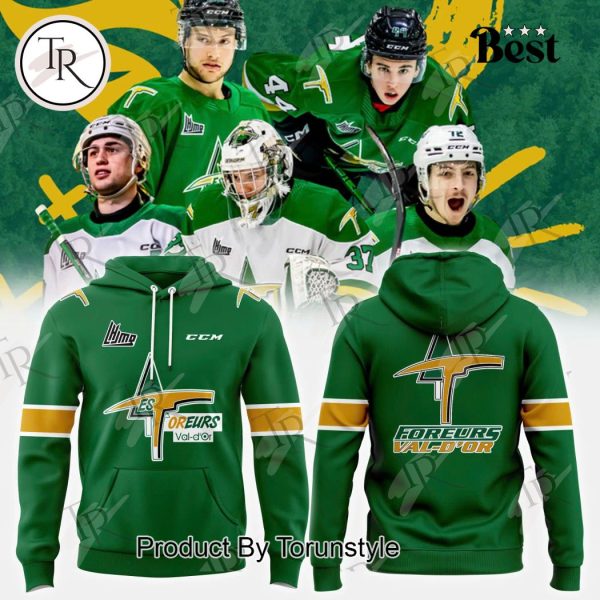 Val-d’Or Foreurs 2024 Hoodie, Longpants, Cap – Green