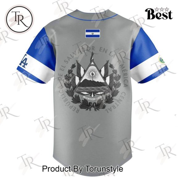 Los Angeles Dodgers Salvadoran Heritage Night Salvador Baseball Jersey