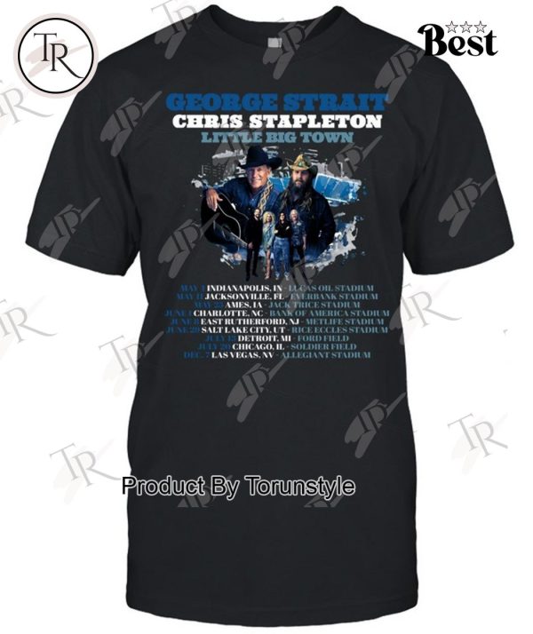 George Strait Chris Stapleton Little Big Town T-Shirt