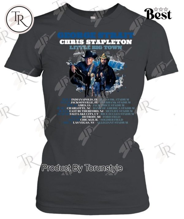 George Strait Chris Stapleton Little Big Town T-Shirt