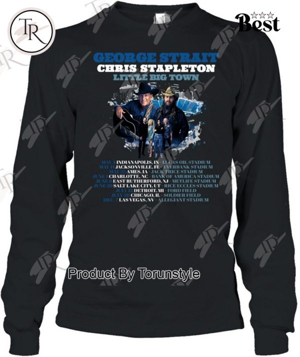 George Strait Chris Stapleton Little Big Town T-Shirt