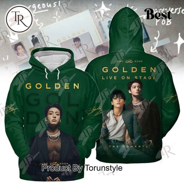 Jung Kook Golden Live On Stage The Moments Hoodie