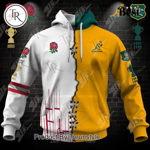 Wallabies x Red Roses Hoodie