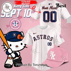 Houston Astros x Hello Kitty Night September 10th Custom Baseball Jersey