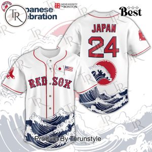 Boston Red Sox Japanese Celebration Baseball Jersey