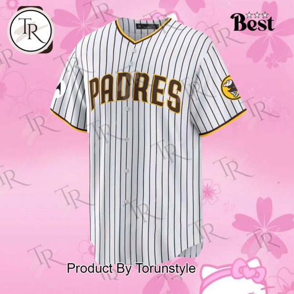 San Diego Padres X Hello Kitty 50th Anniversary Bobblehead Baseball Jersey