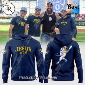 2024 Milwaukee Brewers Jesus Won Hoodie