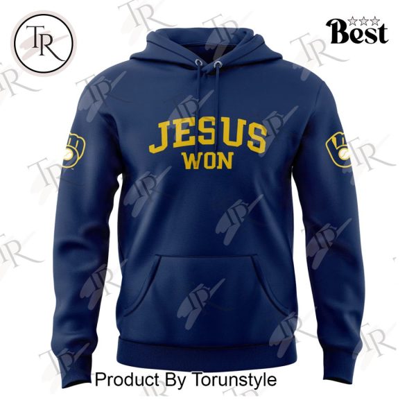 2024 Milwaukee Brewers Jesus Won Hoodie