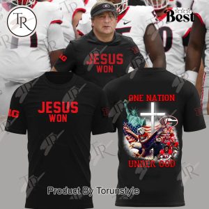 Georgia Bulldogs Jesus Won T-Shirt