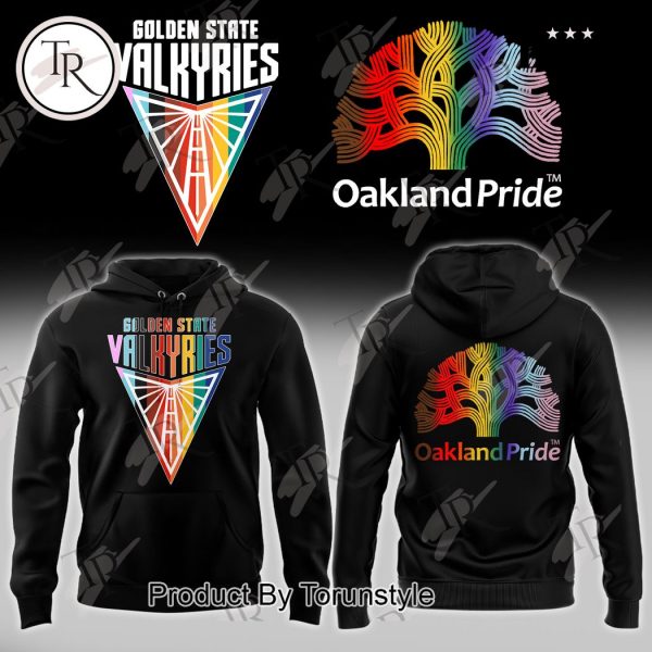 WNBA Golden State Valkyries Oakland Pride Hoodie – Black