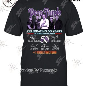 Deep Purple Celebrating 50 Years Of Smoke On The Water One More Time Tour T-Shirt