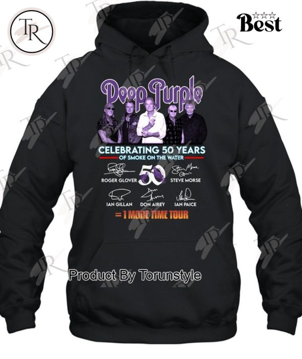 Deep Purple Celebrating 50 Years Of Smoke On The Water One More Time Tour T-Shirt