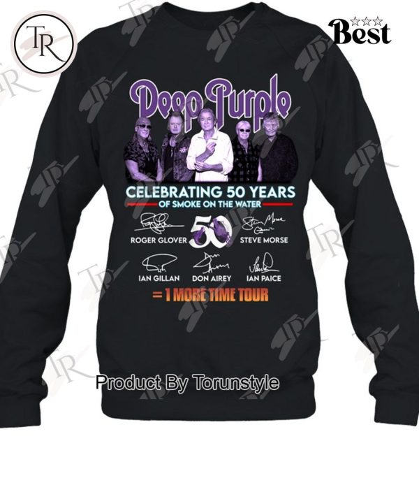 Deep Purple Celebrating 50 Years Of Smoke On The Water One More Time Tour T-Shirt