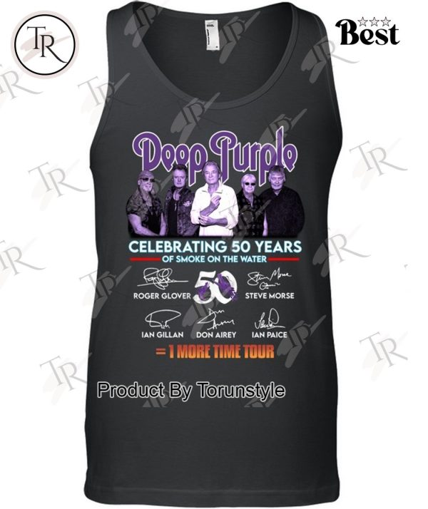 Deep Purple Celebrating 50 Years Of Smoke On The Water One More Time Tour T-Shirt