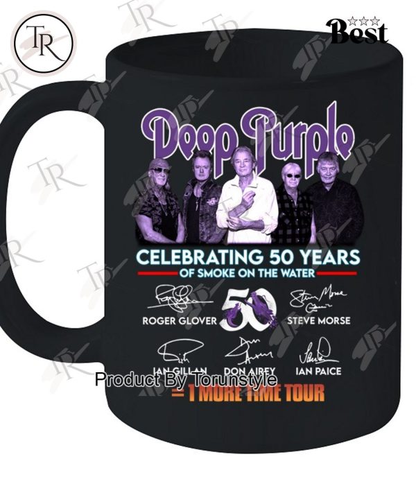 Deep Purple Celebrating 50 Years Of Smoke On The Water One More Time Tour T-Shirt