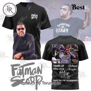 Fatman Scoop 1971-2024 Thank You For The Memories T-Shirt