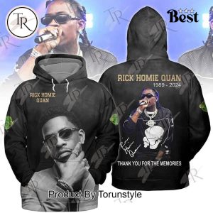 Rich Homie Quan Still Goin In Reloaded 1989-2024 Thank You For The Memories Hoodie