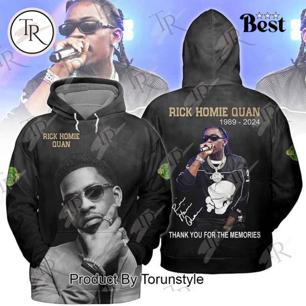 Rich Homie Quan 1989-2024 Thank You For The Memories Hoodie