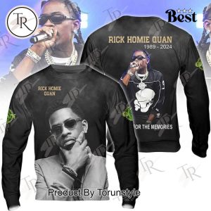 Rich Homie Quan 1989-2024 Thank You For The Memories Hoodie