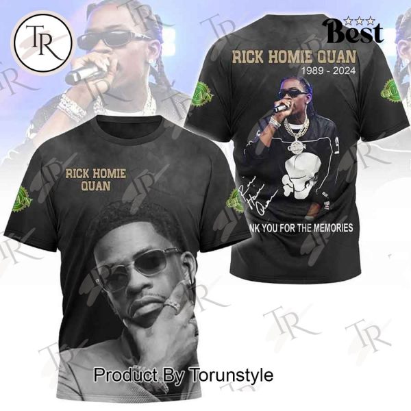 Rich Homie Quan 1989-2024 Thank You For The Memories Hoodie