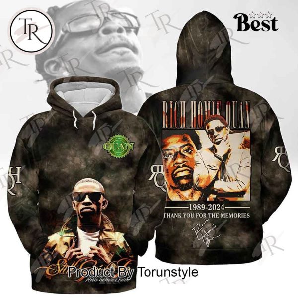 Rich Homie Quan Still Goin In Reloaded 1989-2024 Thank You For The Memories Hoodie