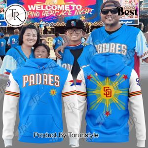 San Diego Padres Filipino Heritage Night Hoodie, Longpants, Cap – Blue