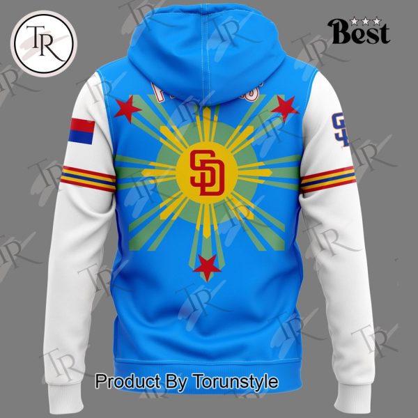 San Diego Padres Filipino Heritage Night Hoodie, Longpants, Cap – Blue