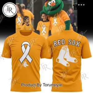 Boston Red Sox Honoring Childhood Cancer Awareness Month T-Shirt