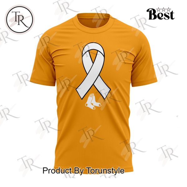 Boston Red Sox Honoring Childhood Cancer Awareness Month T-Shirt