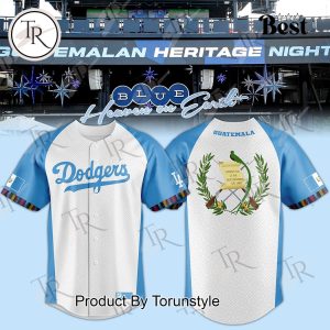 Los Angeles Dodgers 2024 Guatemalan Heritage Night Baseball Jersey