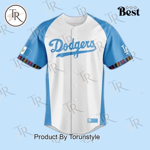 Los Angeles Dodgers 2024 Guatemalan Heritage Night Baseball Jersey