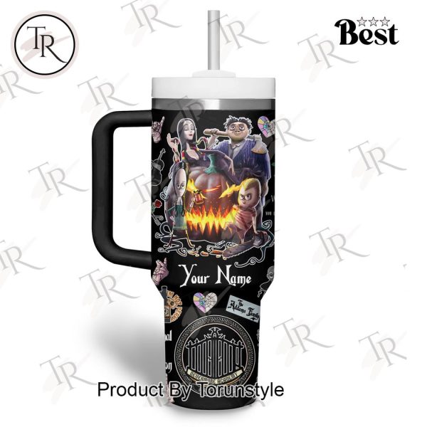 The Addams Family Snap Twice Peace Custom 40oz Tumbler