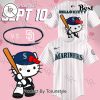 Seattle Mariners x Hello Kitty Night September 10th Baseball Jersey – Pink