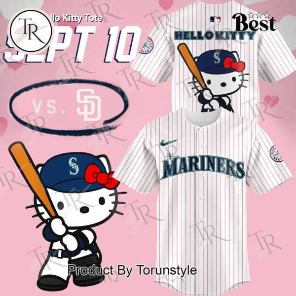 Seattle Mariners x Hello Kitty Night September 10th Baseball Jersey