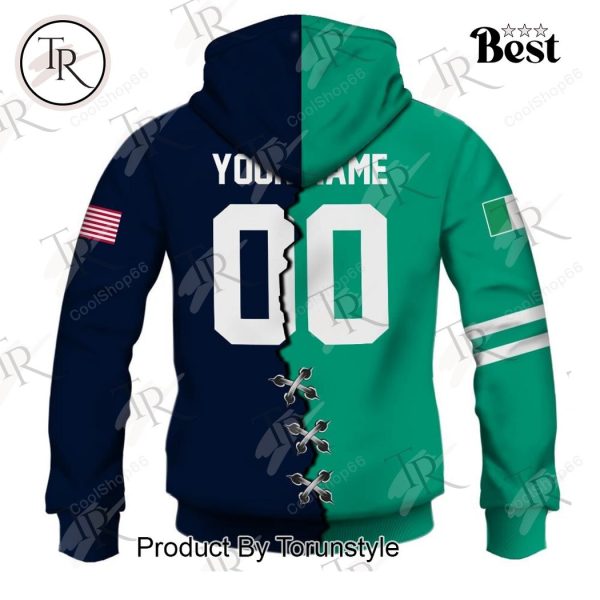 USA Rugby Eagles x Ireland Rugby Hoodie