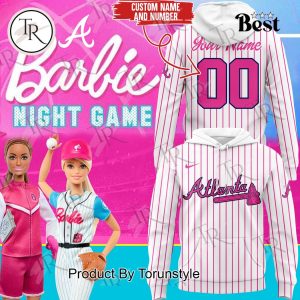 Atlanta Braves x Barbie Night Game Hoodie